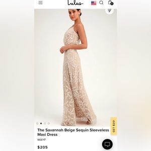 - sheer mesh overlay adorned with beaded and sequined floral beige knit lining